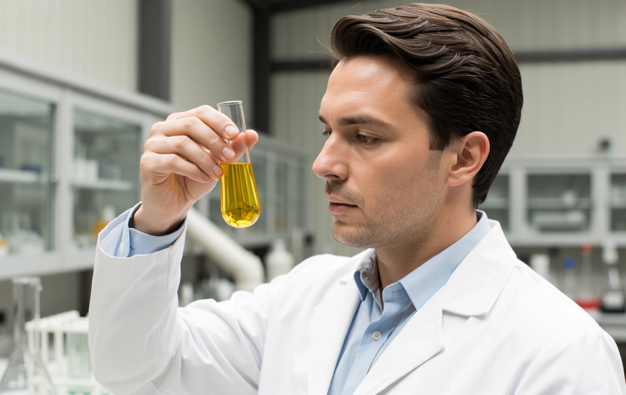 Verificação laboratorial de pureza